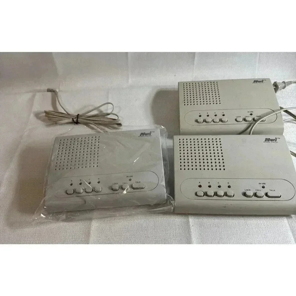 3 Units- Novi 4 Channels Wireless Intercom Model WI-4C 1‎ NEW/2 USED NOT tested